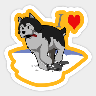 HUSKY Sticker